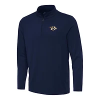 Men's Antigua Navy Nashville Predators Reprocess Quarter-Zip Top