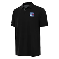 Men's Antigua Black New York Rangers Era Polo