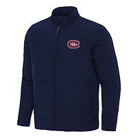 Men's Antigua Navy Montreal Canadiens Swelter Full-Zip Puffer Jacket