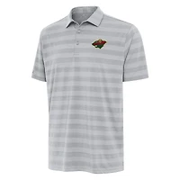 Men's Antigua  Gray Minnesota Wild Big & Tall Tunnel Polo