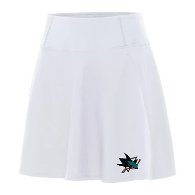 Women's Antigua White San Jose Sharks Chip Skort