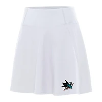 Women's Antigua White San Jose Sharks Chip Skort