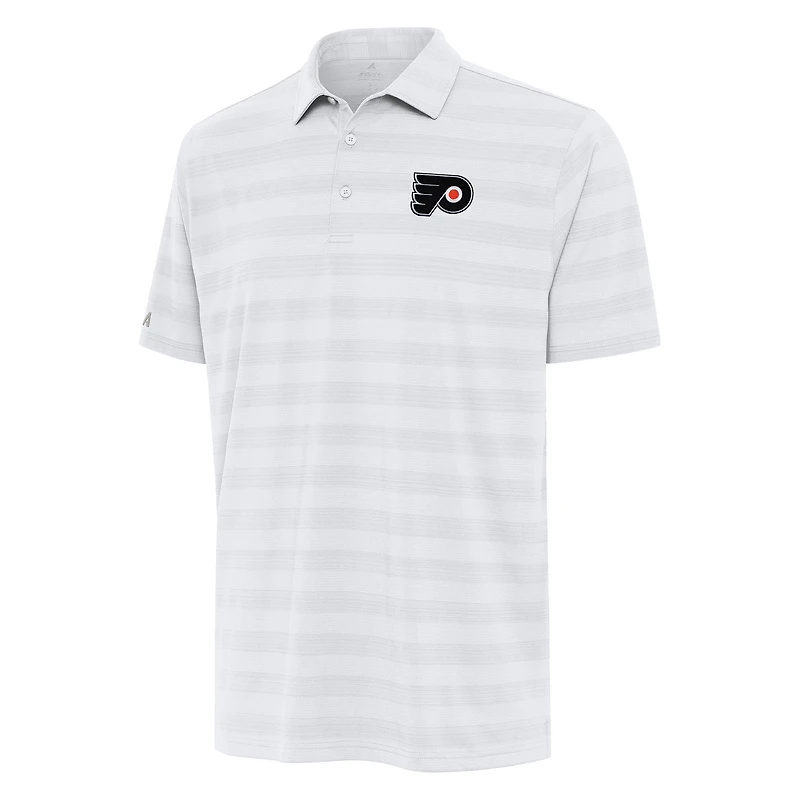 Men's Antigua White Philadelphia Flyers Tunnel Polo