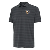 Men's Antigua Pewter Pittsburgh Penguins Tunnel Polo