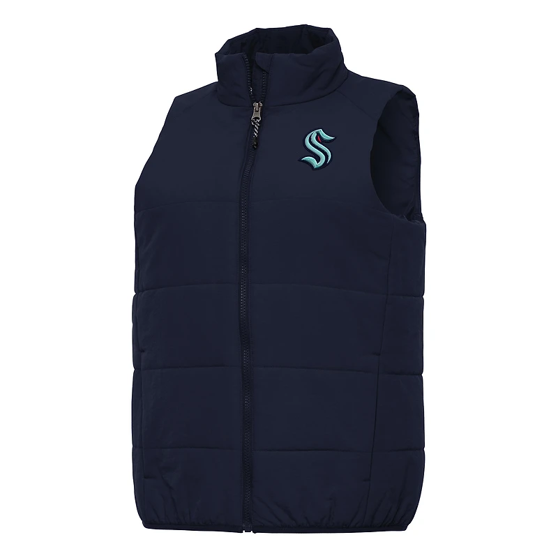 Women's Antigua Navy Seattle Kraken Experience Full-Zip Vest