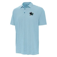 Men's Antigua Teal San Jose Sharks Twine Polo