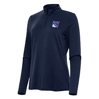 Women's Antigua Navy New York Rangers Reprocess Quarter-Zip Top