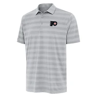 Men's Antigua  Gray Philadelphia Flyers Big & Tall Tunnel Polo