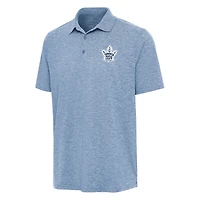 Men's Antigua Heather Aqua Toronto Maple Leafs Par 3 Polo