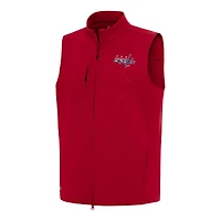 Men's Antigua Red Washington Capitals Demand Full-Zip Vest
