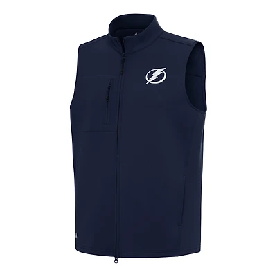 Men's Antigua Navy Tampa Bay Lightning Demand Full-Zip Vest