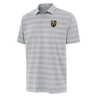 Men's Antigua Gray Vegas Golden Knights Tunnel Polo