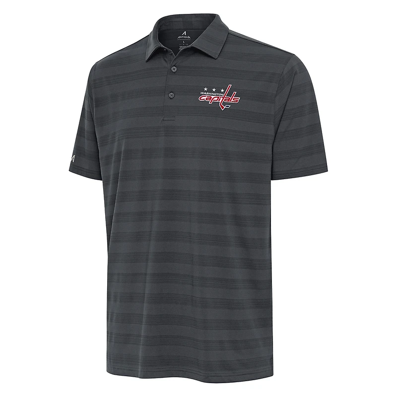 Men's Antigua Pewter Washington Capitals Tunnel Polo