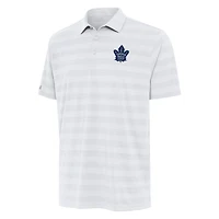 Men's Antigua White Toronto Maple Leafs Tunnel Polo