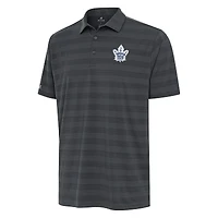 Men's Antigua Pewter Toronto Maple Leafs Tunnel Polo