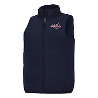 Women's Antigua Navy Washington Capitals Experience Full-Zip Vest