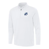 Men's Antigua White Tampa Bay Lightning Reprocess Quarter-Zip Top