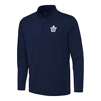 Men's Antigua Navy Toronto Maple Leafs Reprocess Quarter-Zip Top