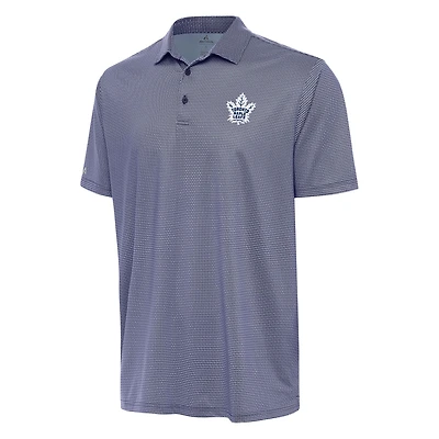 Men's Antigua Navy/White Toronto Maple Leafs Rings Polo