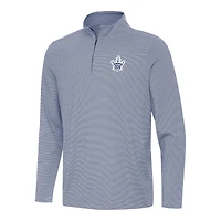 Men's Antigua  Navy Toronto Maple Leafs Twine Quarter-Zip Top