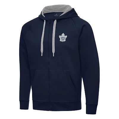 Men's Antigua Navy Toronto Maple Leafs Big & Tall Victory Full-Zip Hoodie
