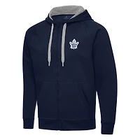 Men's Antigua Navy Toronto Maple Leafs Big & Tall Victory Full-Zip Hoodie
