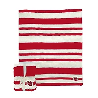 Utah Utes 50" x 60" Cable-Knit Throw Blanket