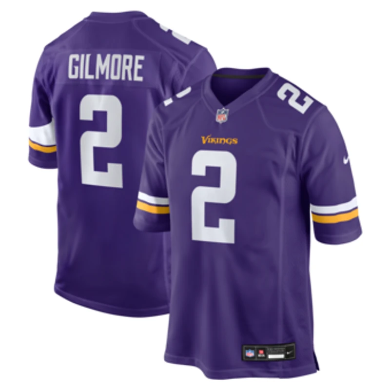Men's Nike Stephon Gilmore Purple Minnesota Vikings Game Jersey