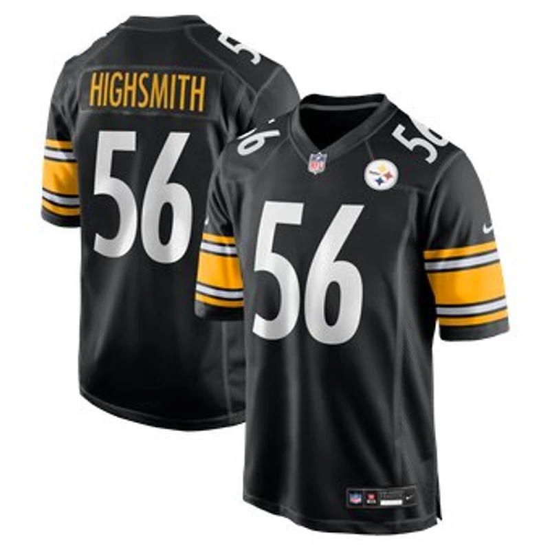 Men's Nike Alex Highsmith Black Pittsburgh Steelers Game Jersey