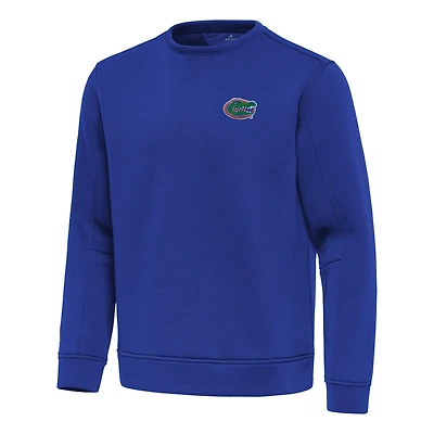Men's Antigua Royal Florida Gators Relevant Lightweight Pullover Sweatshirt