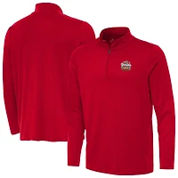Men's Antigua Red 2025 Winter Classic Wrigley Field Reprocess Quarter-Zip Top