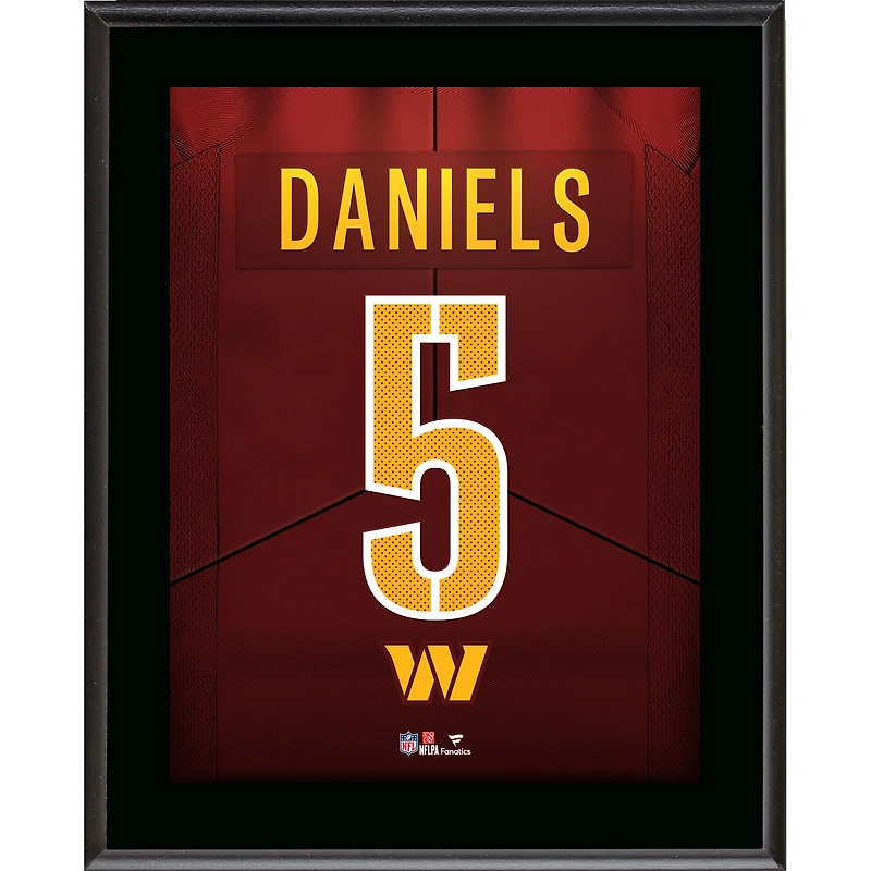 Jayden Daniels Washington Commanders 10.5" x 13" Jersey Number Sublimated Player Plaque