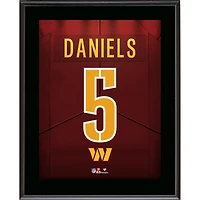 Jayden Daniels Washington Commanders 10.5" x 13" Jersey Number Sublimated Player Plaque