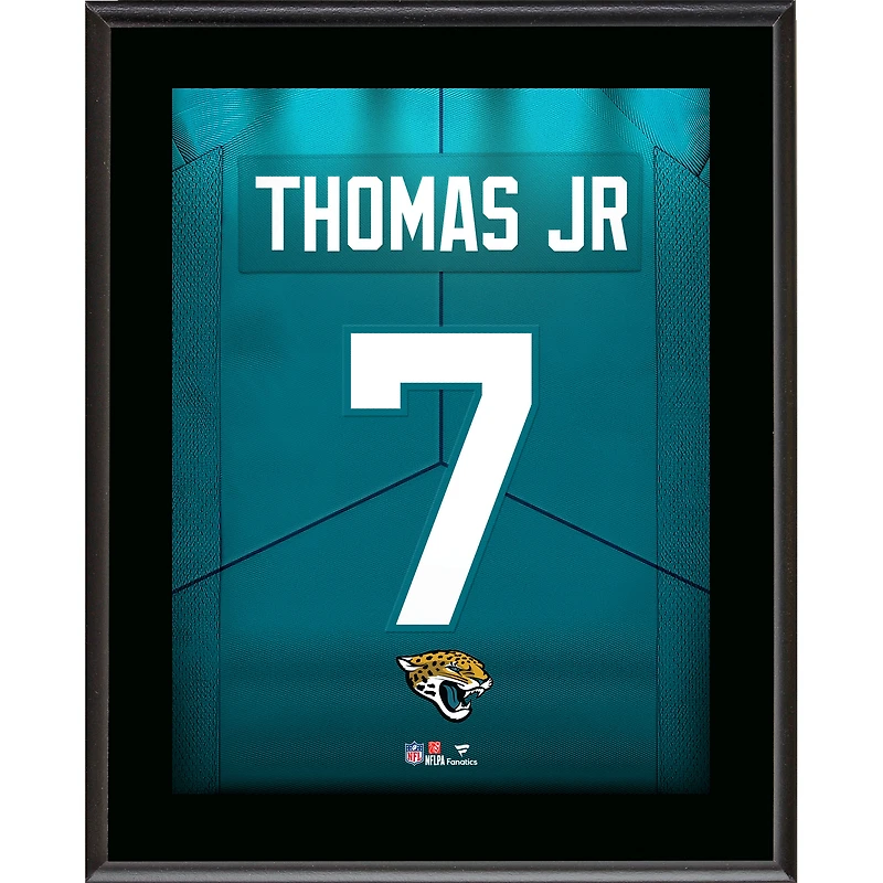 Brian Thomas Jr Jacksonville Jaguars 10.5" x 13" Jersey Number Sublimated Player Plaque