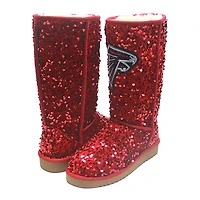 Women's Cuce  Red Atlanta Falcons Tall Sequin Boots
