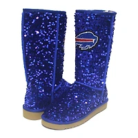 Women's Cuce  Royal Buffalo Bills Tall Sequin Boots