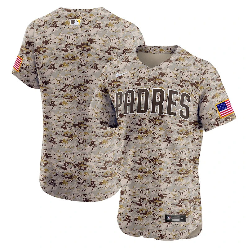 Men's Nike Camo San Diego Padres Alternate 2 Elite Jersey