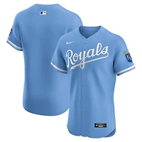 Men's Nike Light Blue Kansas City Royals Alternate Elite Jersey
