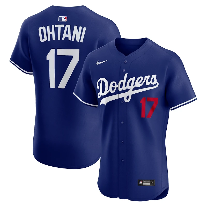 Men's Nike Shohei Ohtani Royal Los Angeles Dodgers Alternate 2 Elite Jersey