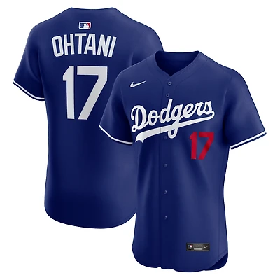 Men's Nike Shohei Ohtani Royal Los Angeles Dodgers Alternate 2 Elite Jersey