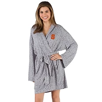 Women's Concepts Sport  Gray Syracuse Orange Frill Hacci Knit Robe