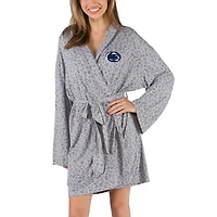 Women's Concepts Sport  Gray Penn State Nittany Lions Frill Hacci Knit Robe