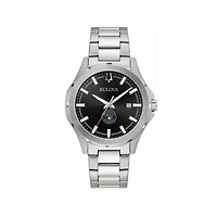 Men's Bulova Milwaukee Brewers Stainless Steel Classic Sport Watch