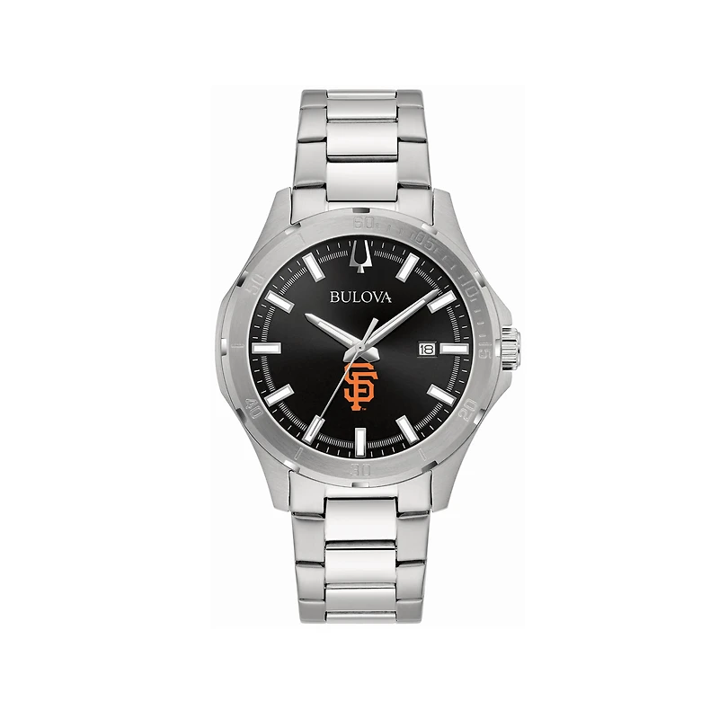 Men's Bulova San Francisco Giants Stainless Steel Classic Sport Watch