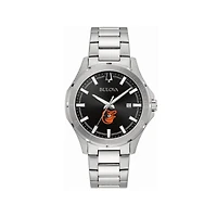 Men's Bulova Baltimore Orioles Stainless Steel Classic Sport Watch