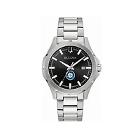 Men's Bulova Seattle Mariners Stainless Steel Classic Sport Watch
