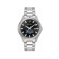 Men's Bulova Tampa Bay Rays Stainless Steel Classic Sport Watch