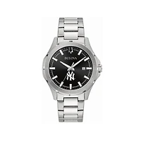 Men's Bulova New York Yankees Stainless Steel Classic Sport Watch