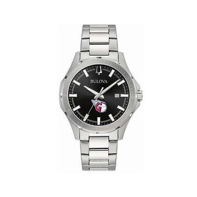 Men's Bulova Cleveland Guardians Stainless Steel Classic Sport Watch