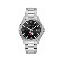 Men's Bulova Cleveland Guardians Stainless Steel Classic Sport Watch